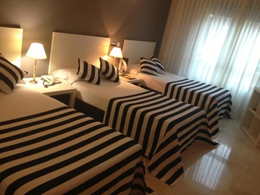 Chambre à louer avec lit double Madrid