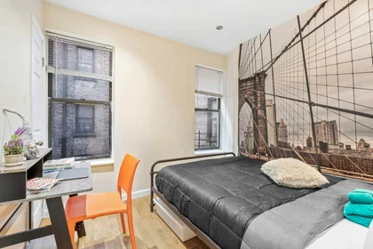 Chambre à louer avec lit double New-york