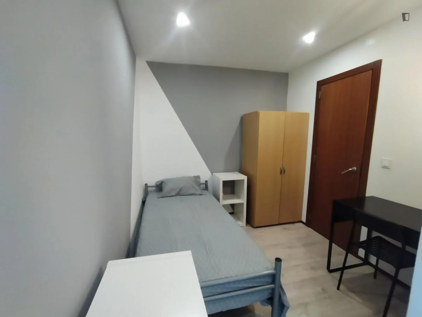 Affordable room for students with ample lighting in 
