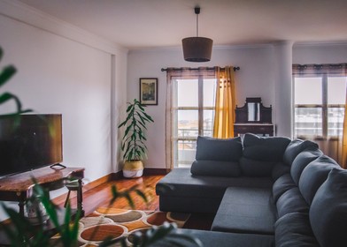 Madeira de çift kişilik yataklı kiralık oda