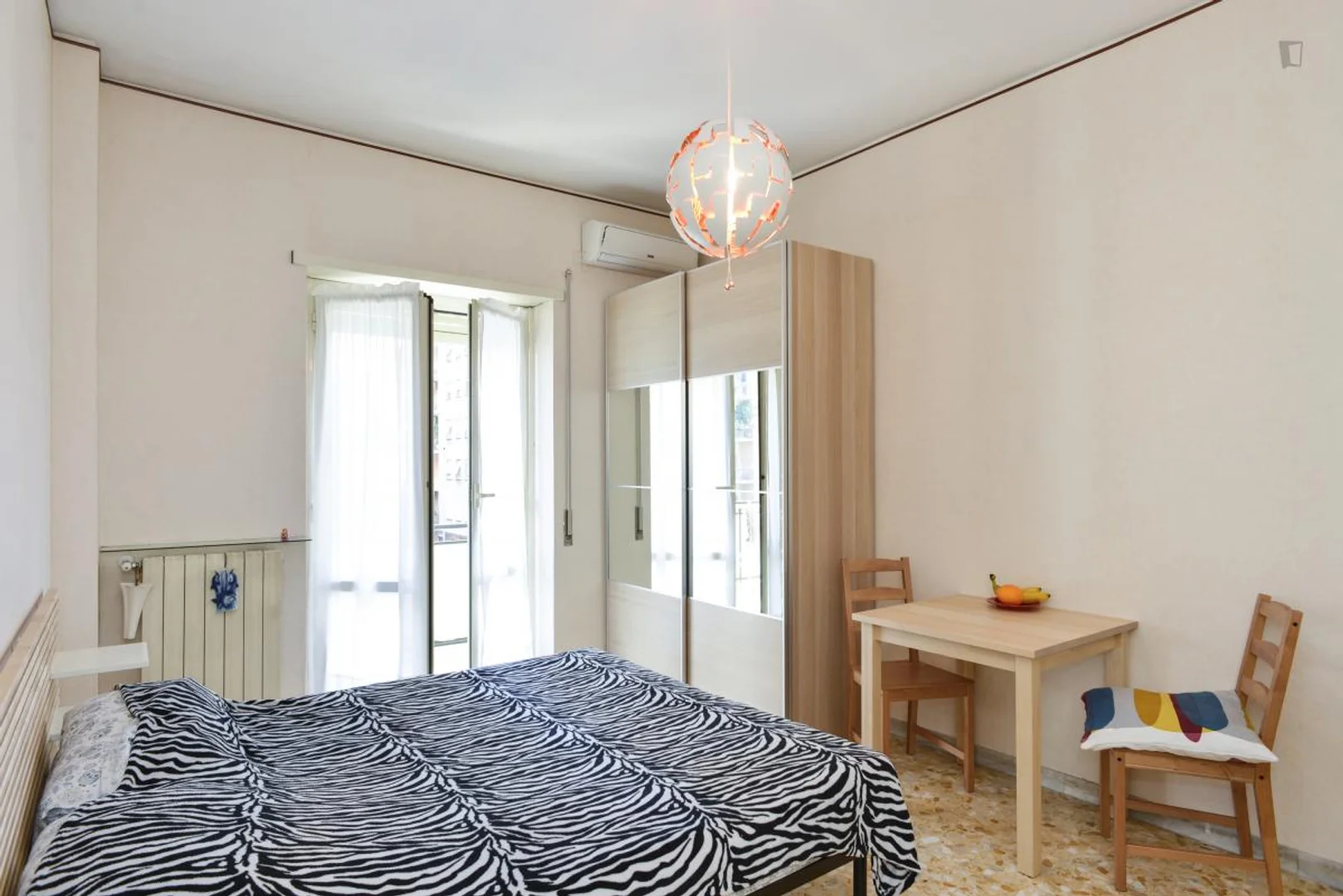 Affordable room for students with ample lighting in