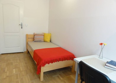 Bright private room in Lodz