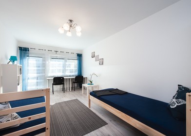Mehrbettzimmer in 3-Zimmer-Wohnung Lodz