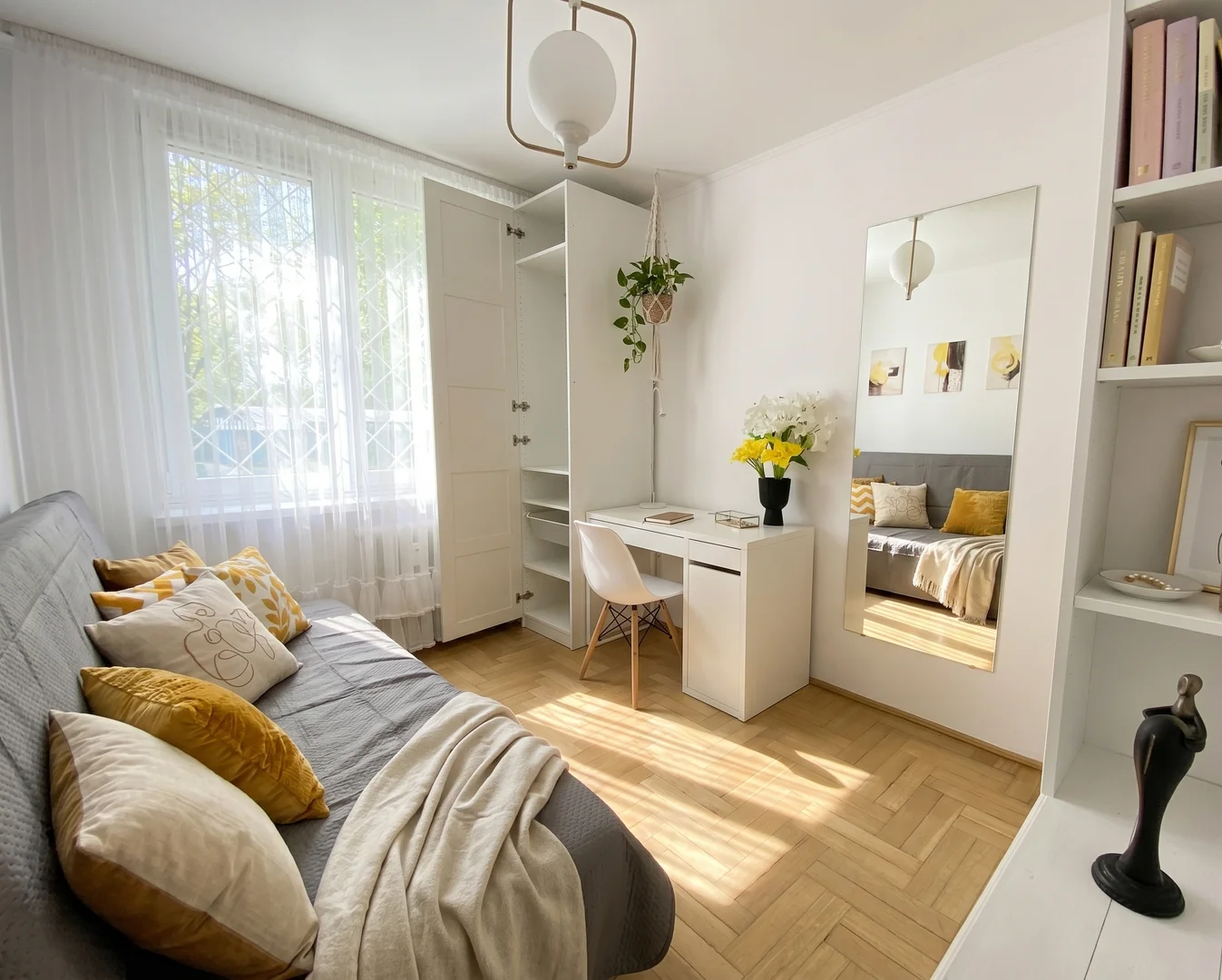 Habitación acogedora para estudiantes disponible en 