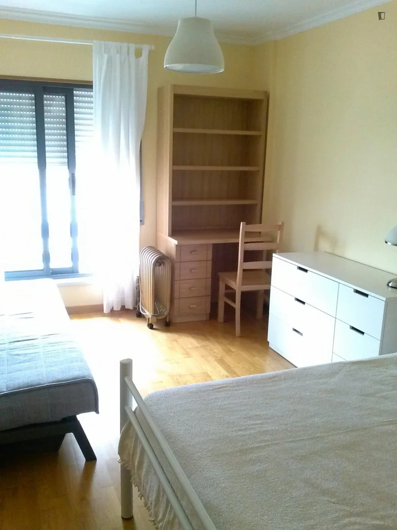 Affordable room for students with ample lighting in 