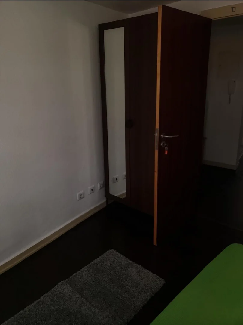 Stanza per studenti luminosa e ariosa con facile accesso all'università a 