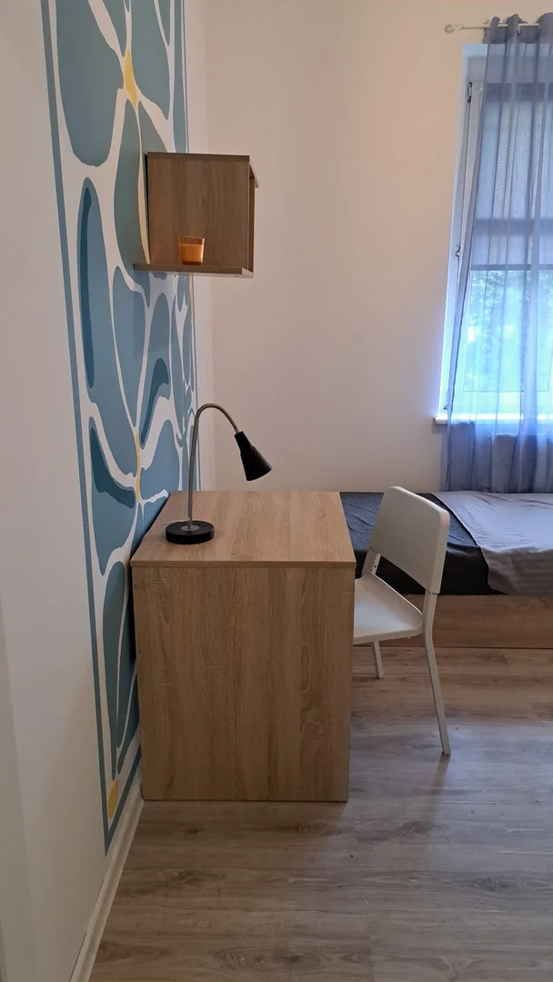 Bright and airy student room with easy university access in