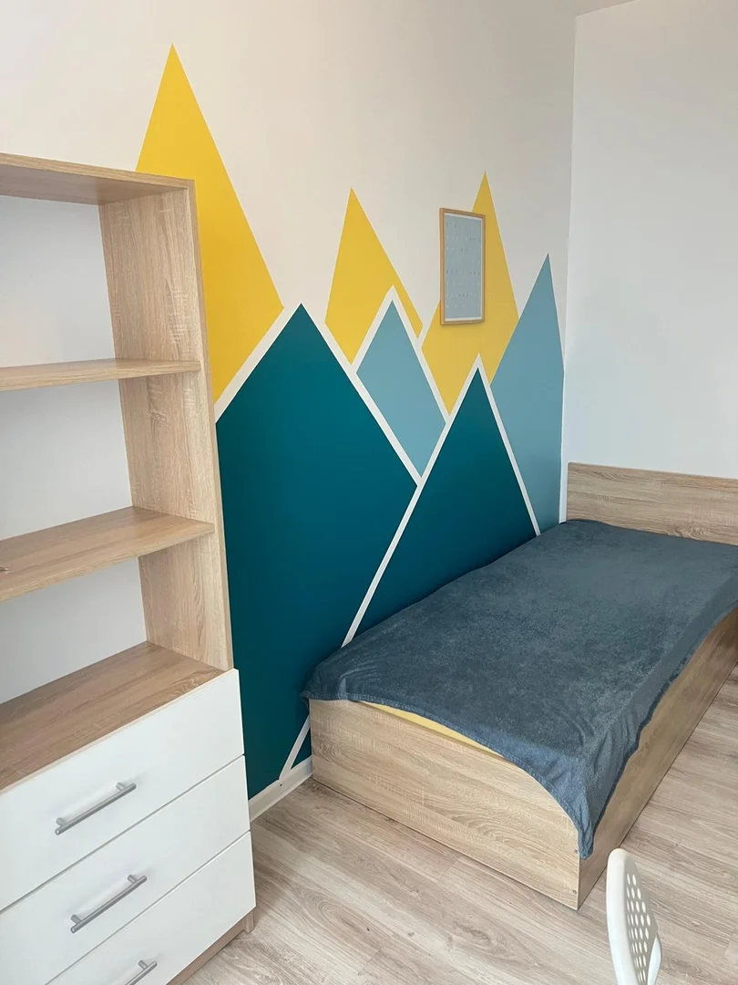 Habitación para estudiantes en  con modernas comodidades