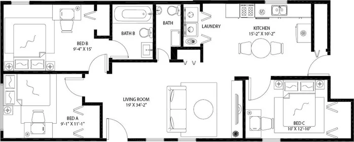 Private room at #1605: Logan Square Chicago 60647, image 7 of 12