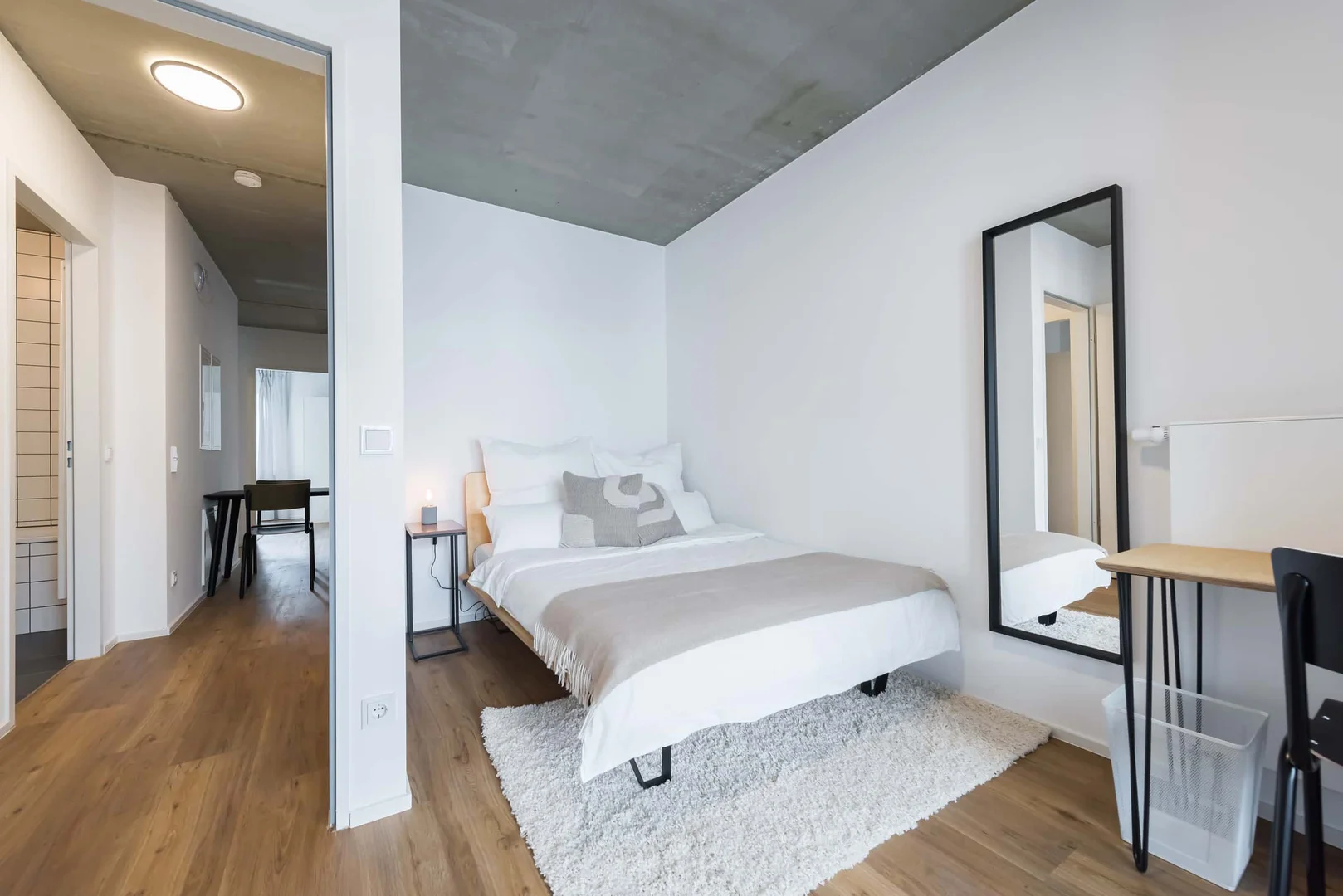 Quarto amigo do estudante em  com comodidades modernas