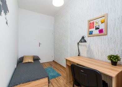 Bright private room in poznan