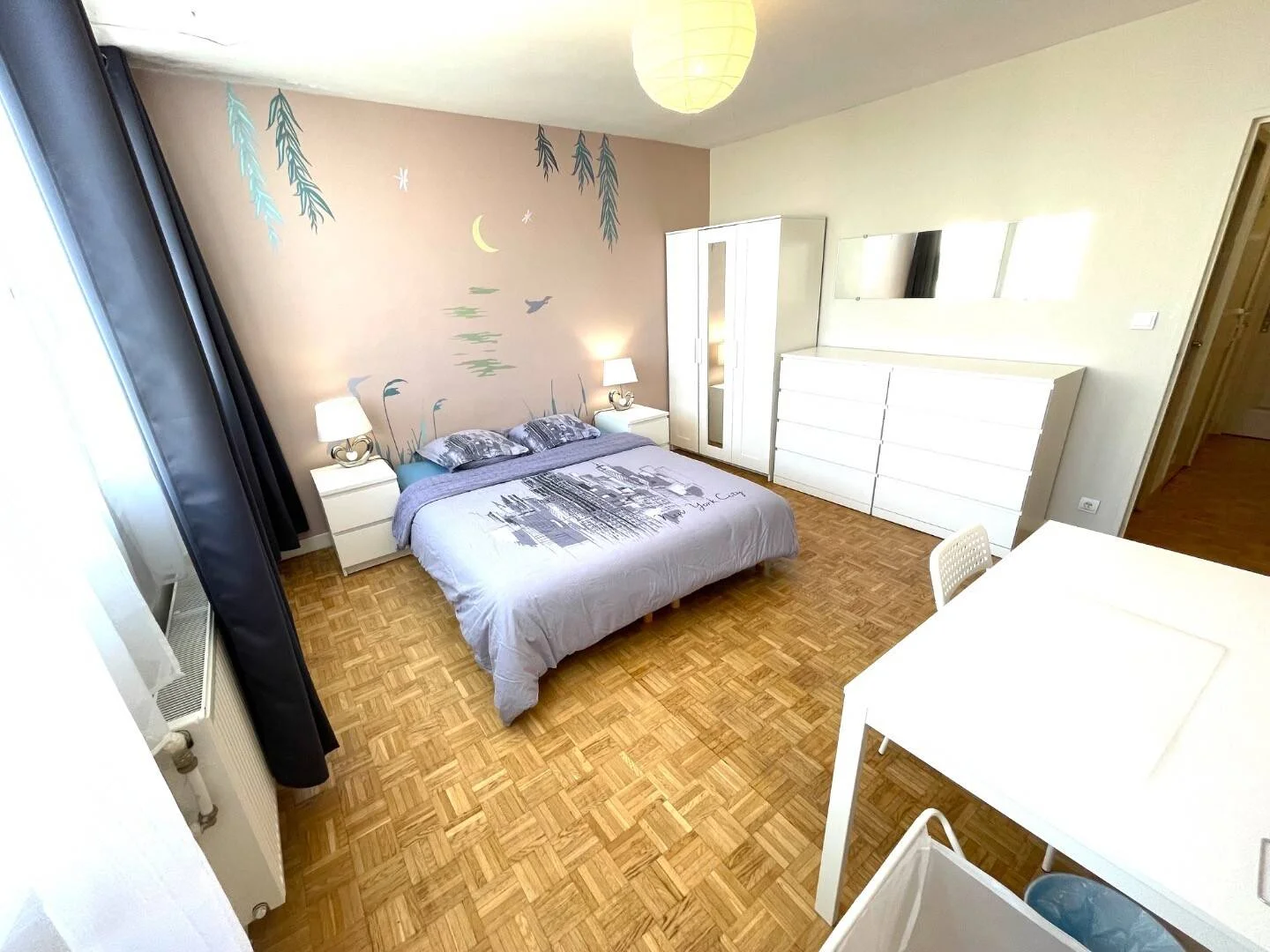 Chambre à louer dans un appartement d'étudiant à , entièrement meublée