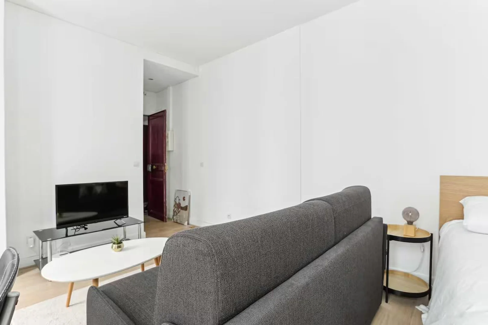 Minimalist student studio in  with efficient layout