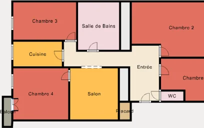 Prywatny pokój w rezydencji 40 Rue Burdeau, obraz 13 13