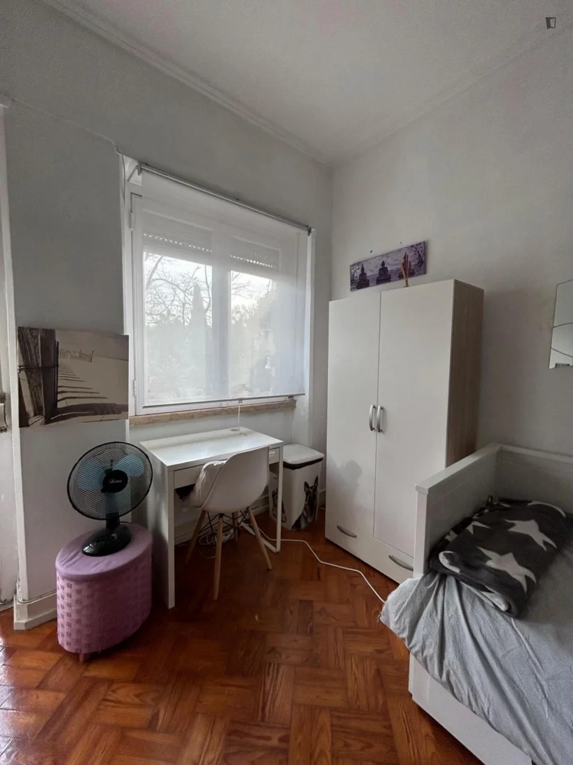 Chambre abordable pour les étudiants avec un bon éclairage dans 