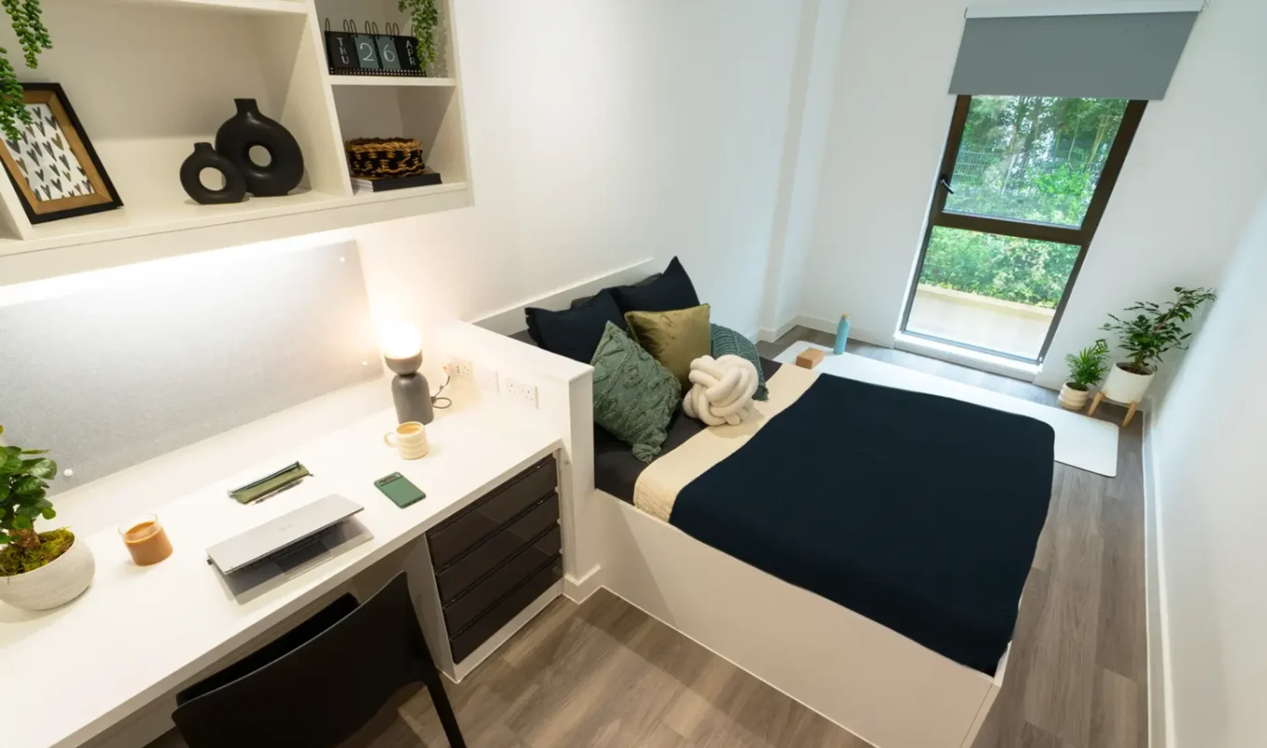 Habitación en apartamento estudiantil en alquiler en , completamente amueblado