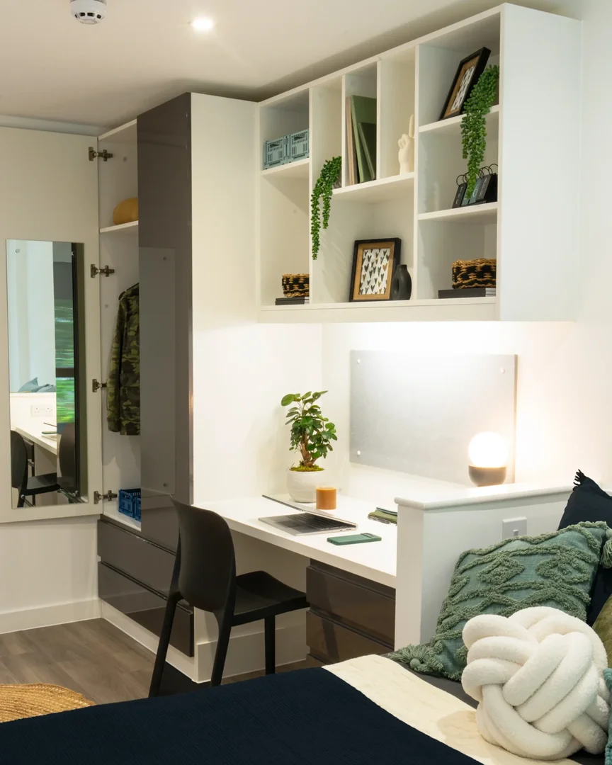 Habitación para estudiantes en  con modernas comodidades