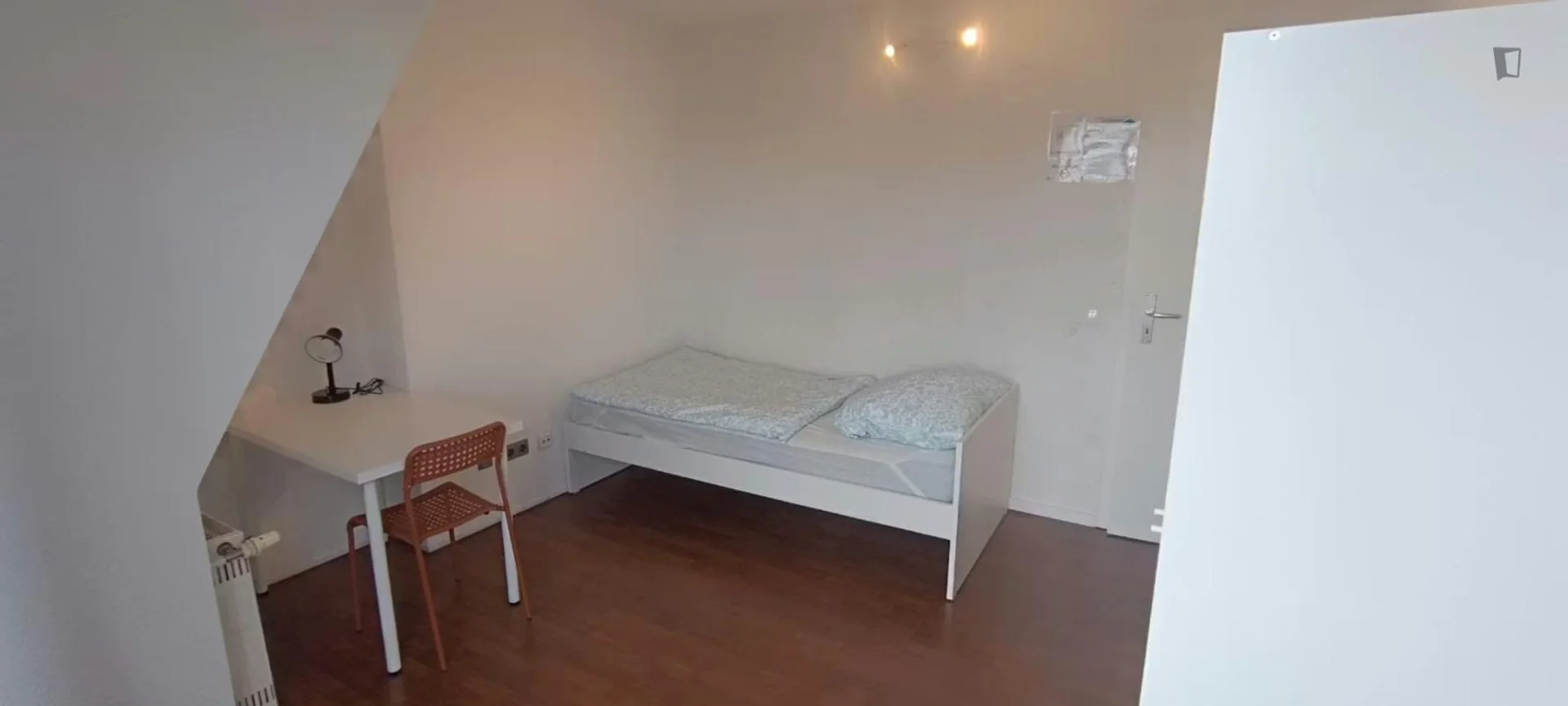 Affordable room for students with ample lighting in 