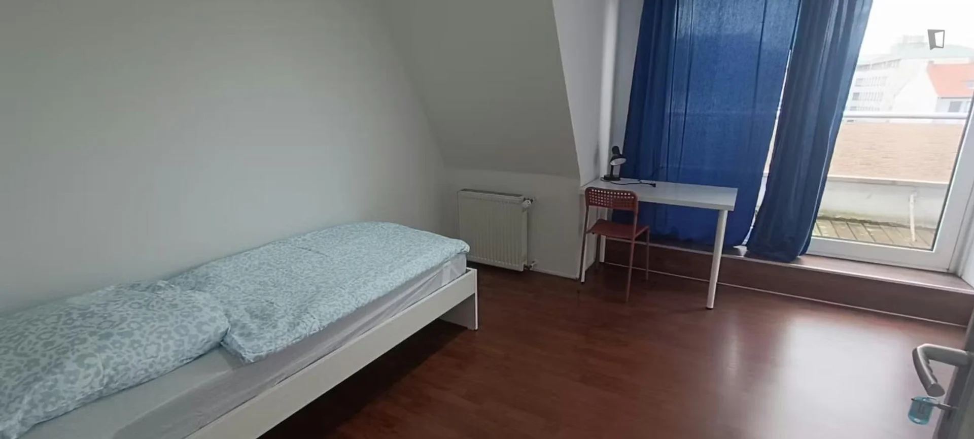 Affordable room for students with ample lighting in 