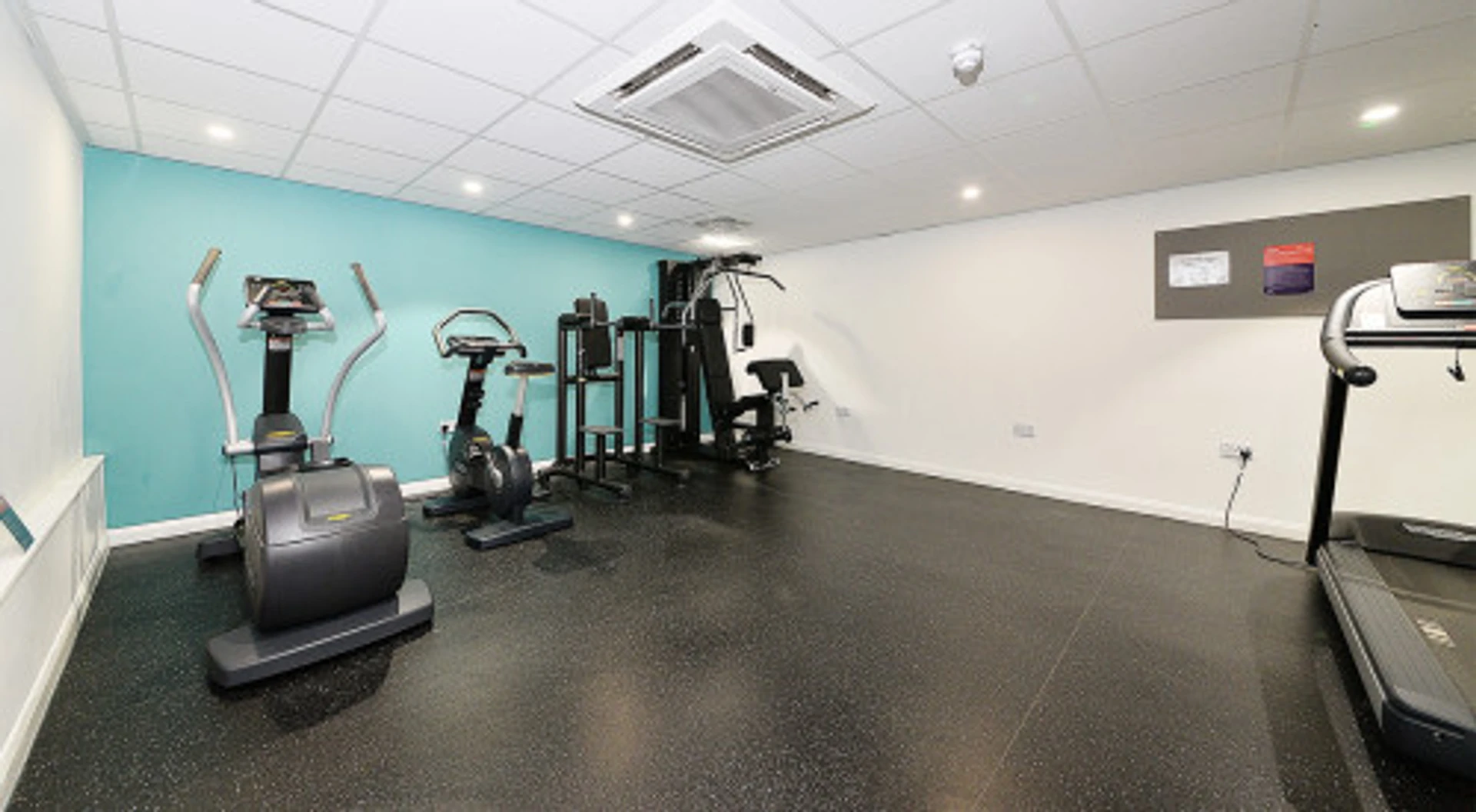 Student room in  with study area and shared facilities