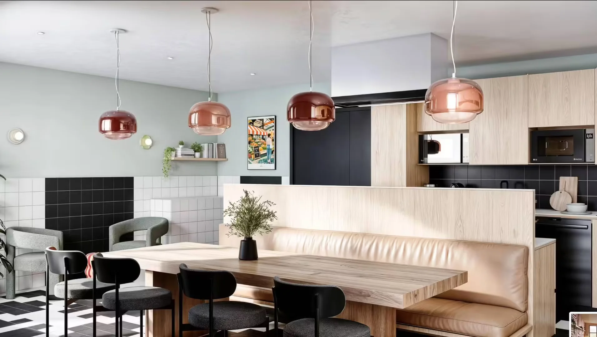 Habitación estudiantil amplia y cómoda en 