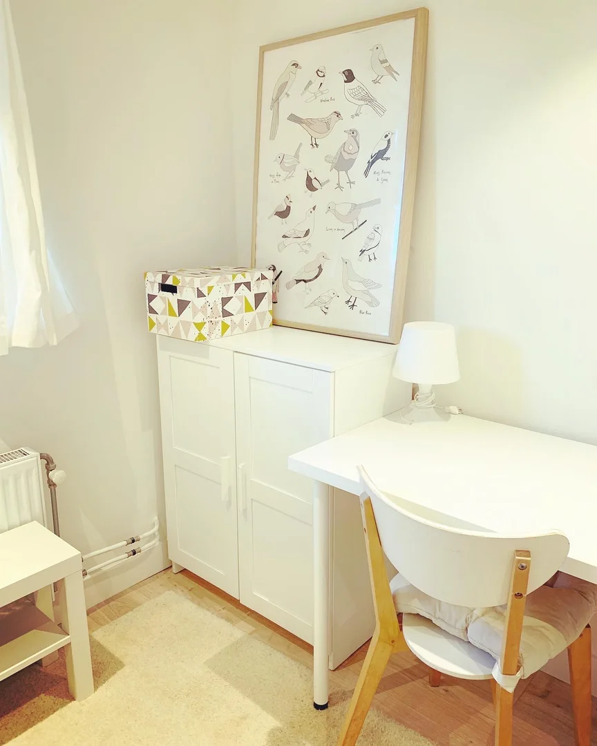 Affordable room for students with ample lighting in 