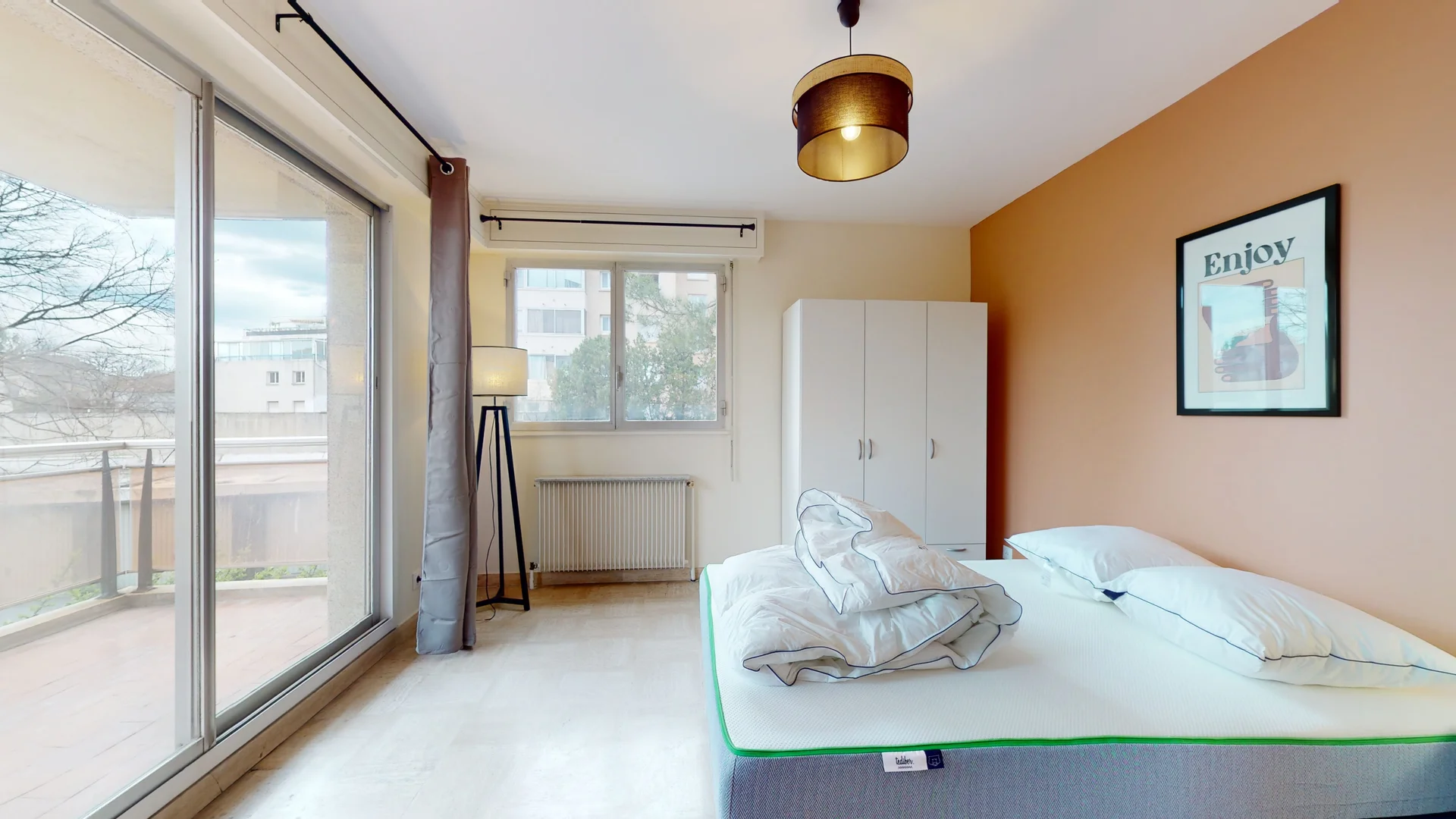 Chambre à louer dans un appartement d'étudiant à , entièrement meublée