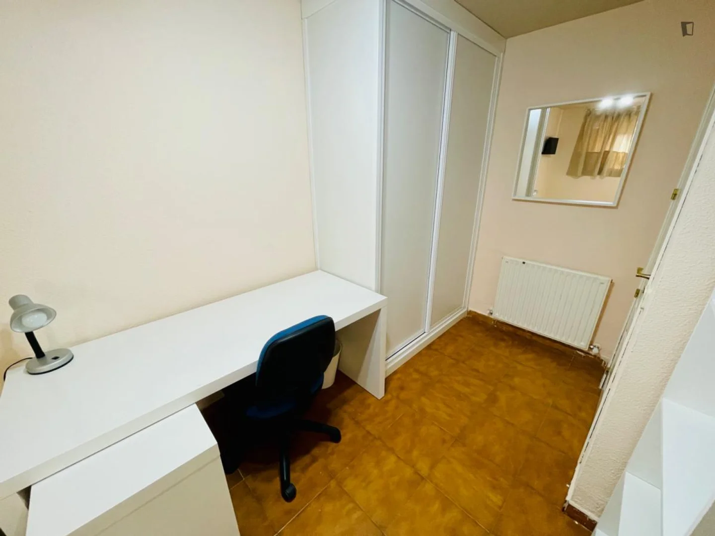 Stanza per studenti luminosa e ariosa con facile accesso all'università a 