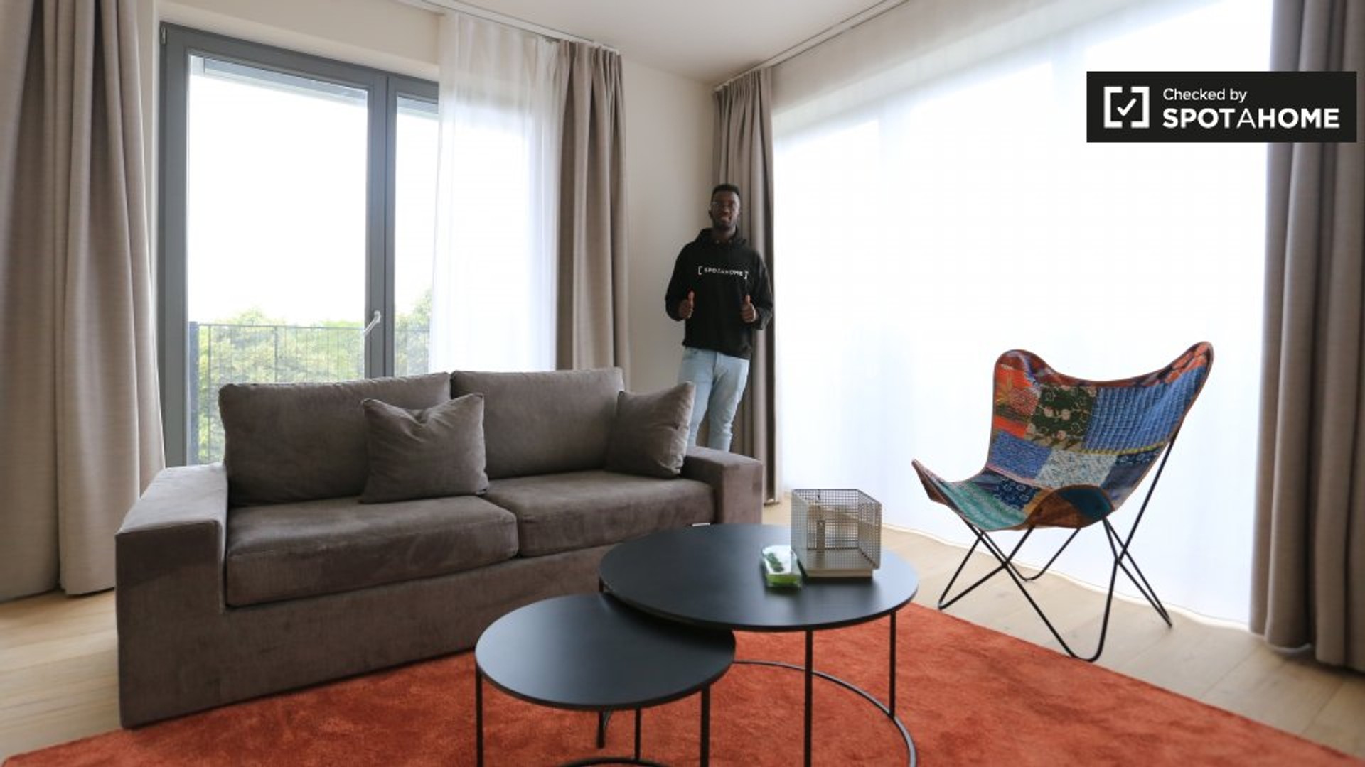 Moderne und helle Wohnung in Brüssel/brüssel