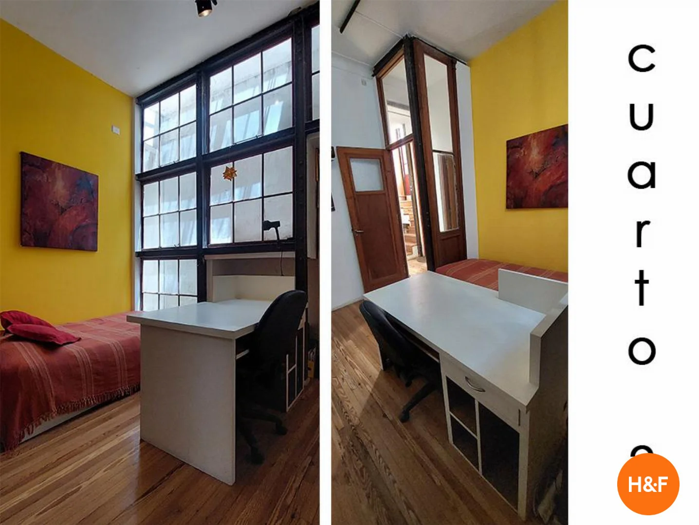 Habitación estudiantil económica cerca del campus en 