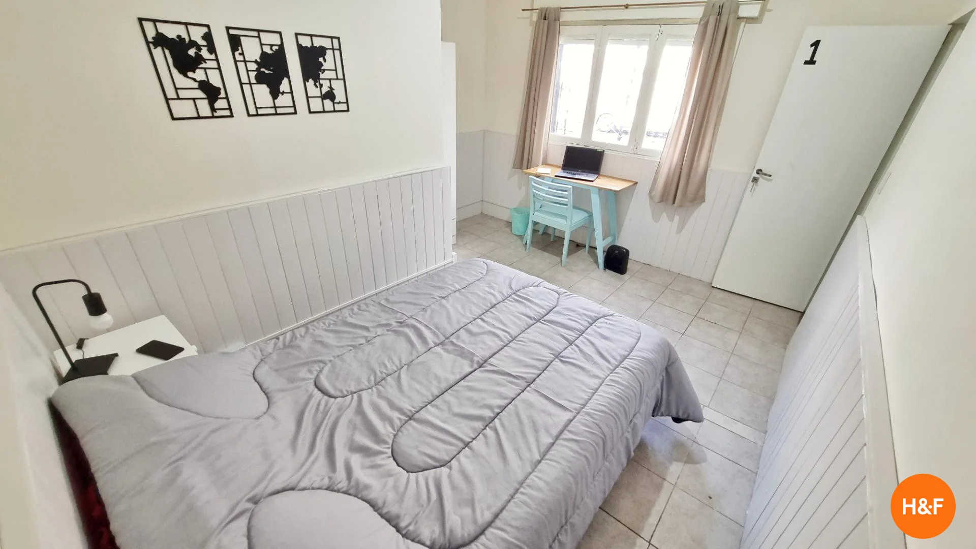 Habitación para estudiantes en con modernas comodidades
