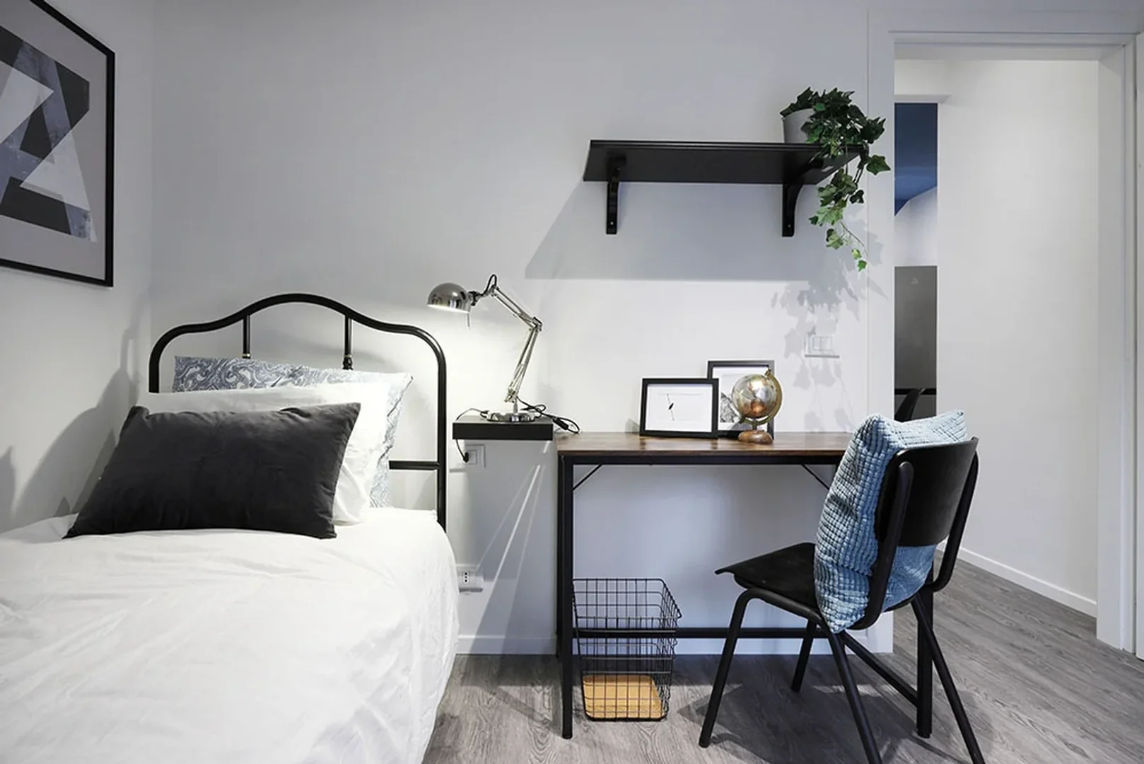 Habitación estudiantil económica cerca del campus en