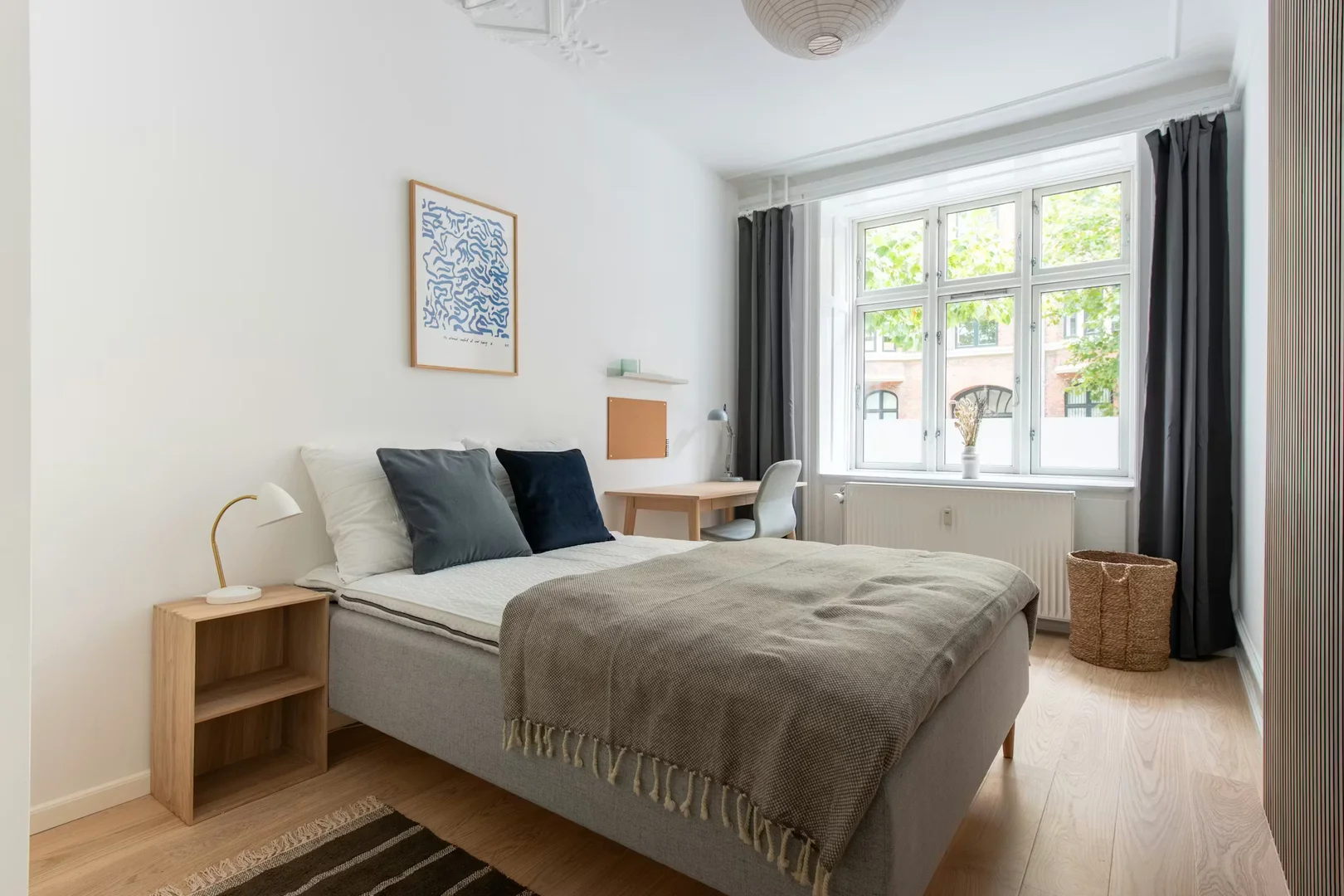 Chambre d'étudiant confortable et spacieuse dans