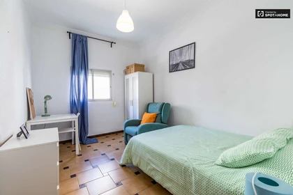 Helles Privatzimmer in Valencia