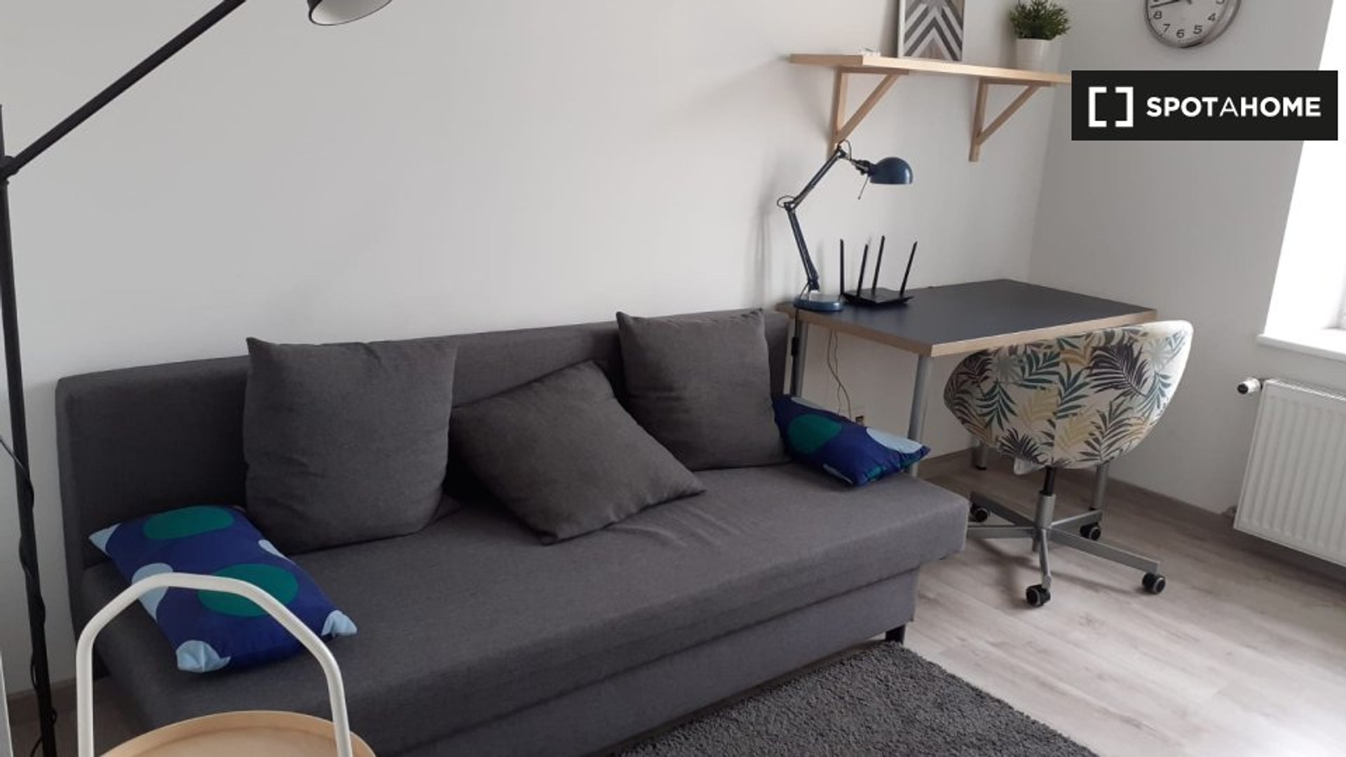 Very bright studio for rent in Lodz