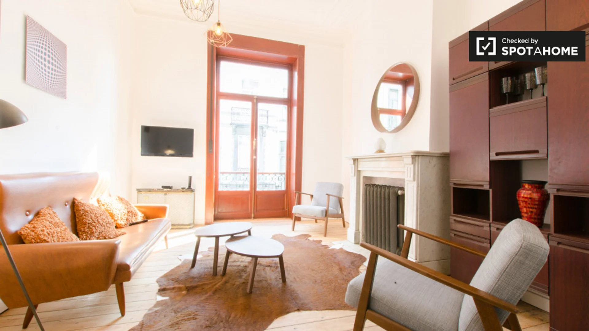 Habitación asequible para estudiantes con buena iluminación en 