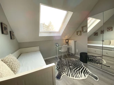 Quarto para alugar ao mês em Schaerbeek