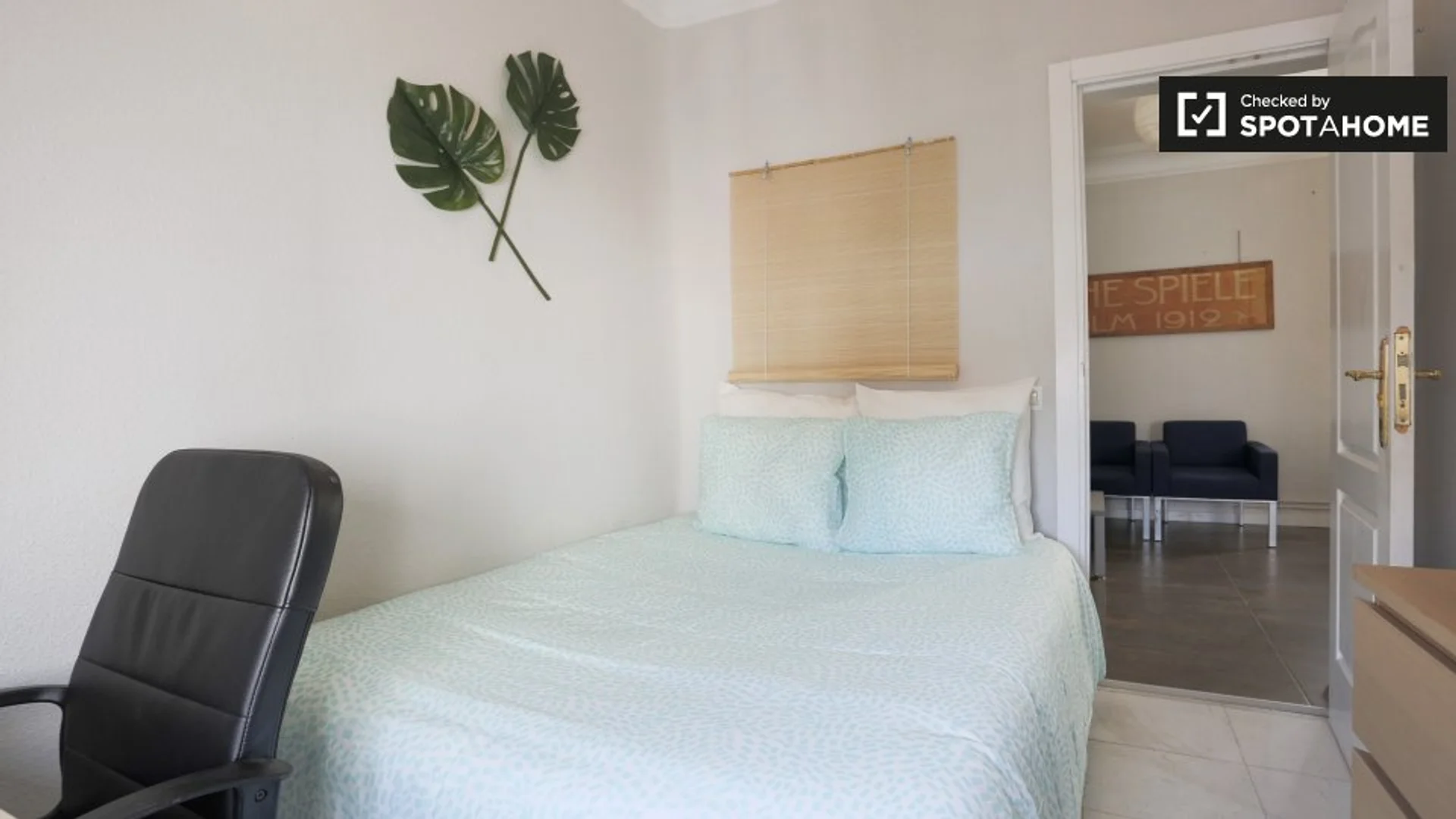 Affordable room for students with ample lighting in 