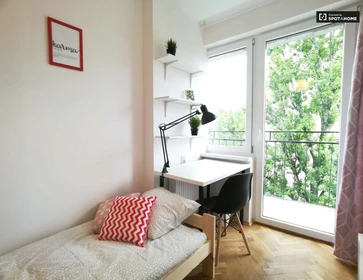 Bright private room in Warszawa