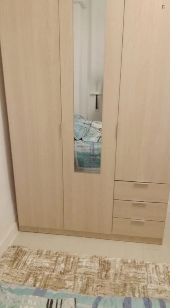 'de modern olanaklara sahip öğrenci dostu oda
