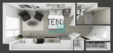 Studio in residence at 1047, Commonwealth Ave., Unit S1-B, Allston, Boston, MA, 02215, image 3 of 16