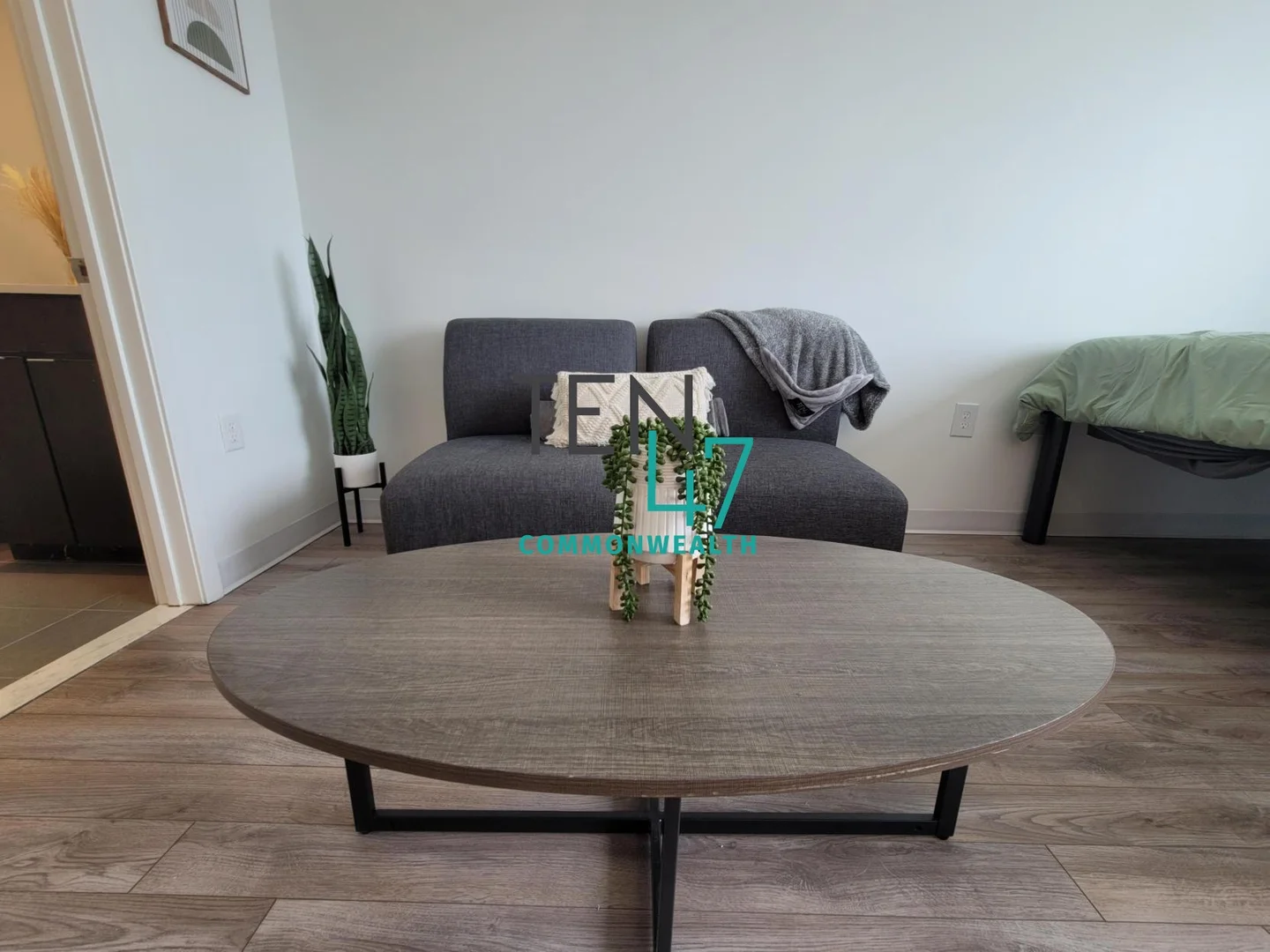 Affordable studio apartment with essential features in 