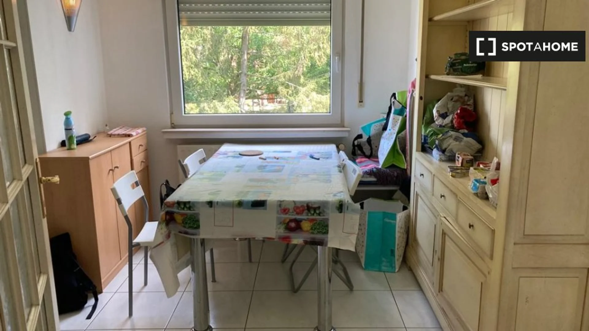 Camera per studenti in  con area studio e servizi in comune
