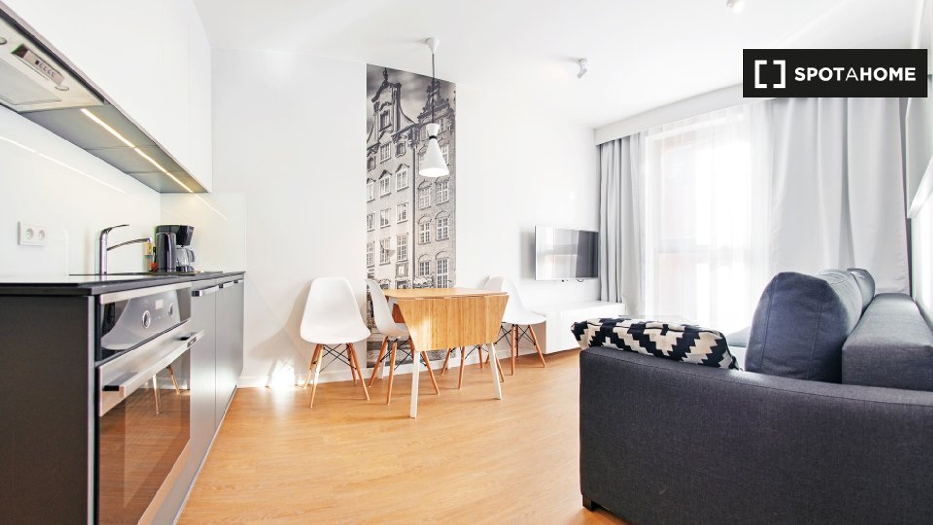 Apartamento moderno y luminoso en Gdańsk