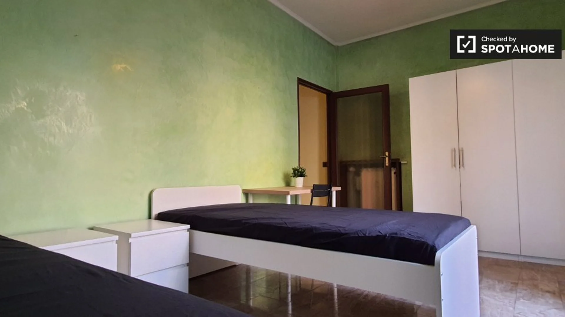 Student-friendly room in  with modern amenities