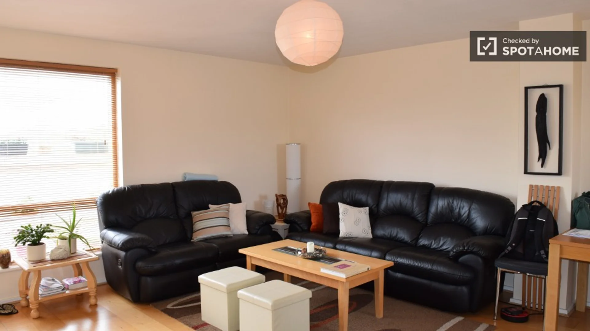 Bright and airy student room with easy university access in