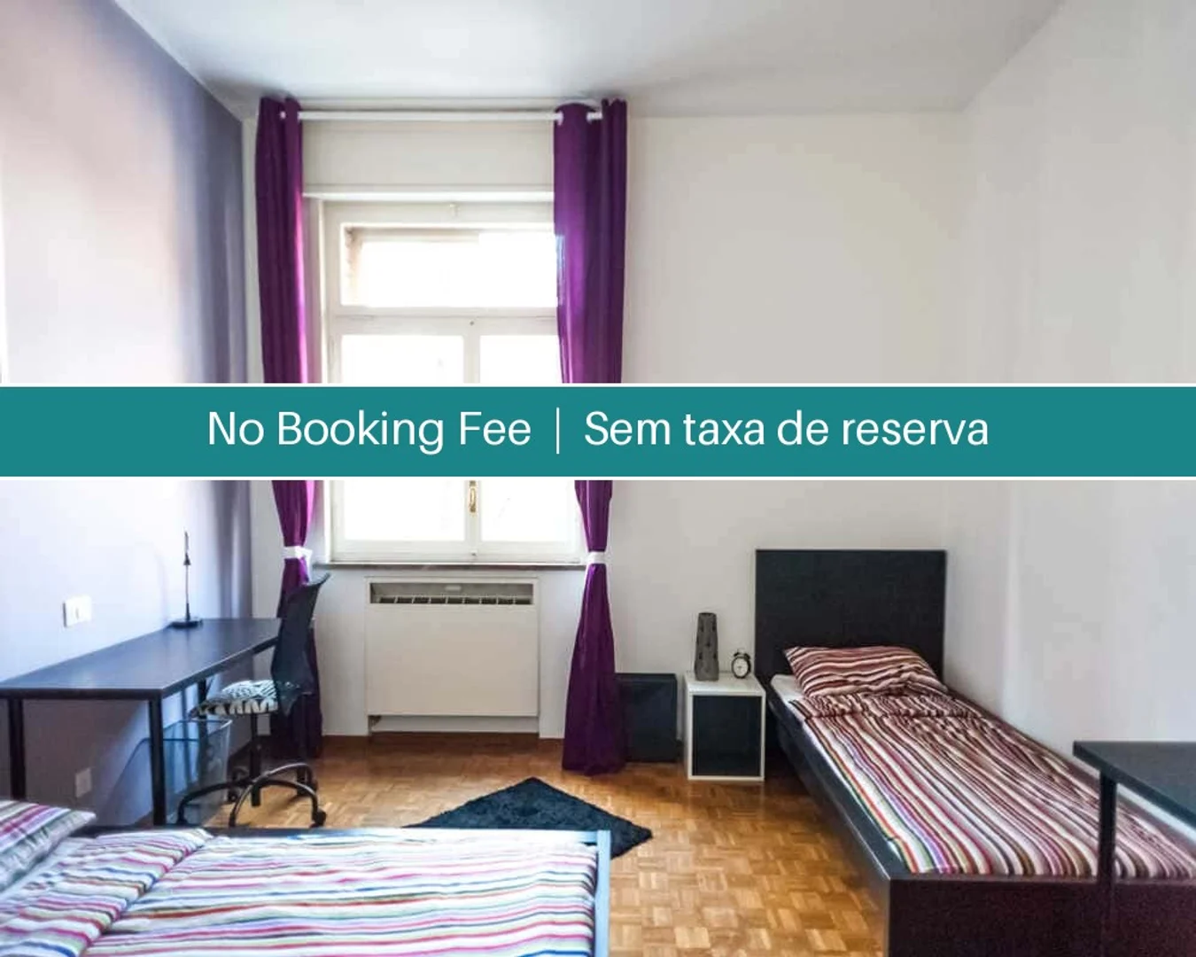 Habitación en apartamento estudiantil en alquiler en , completamente amueblado