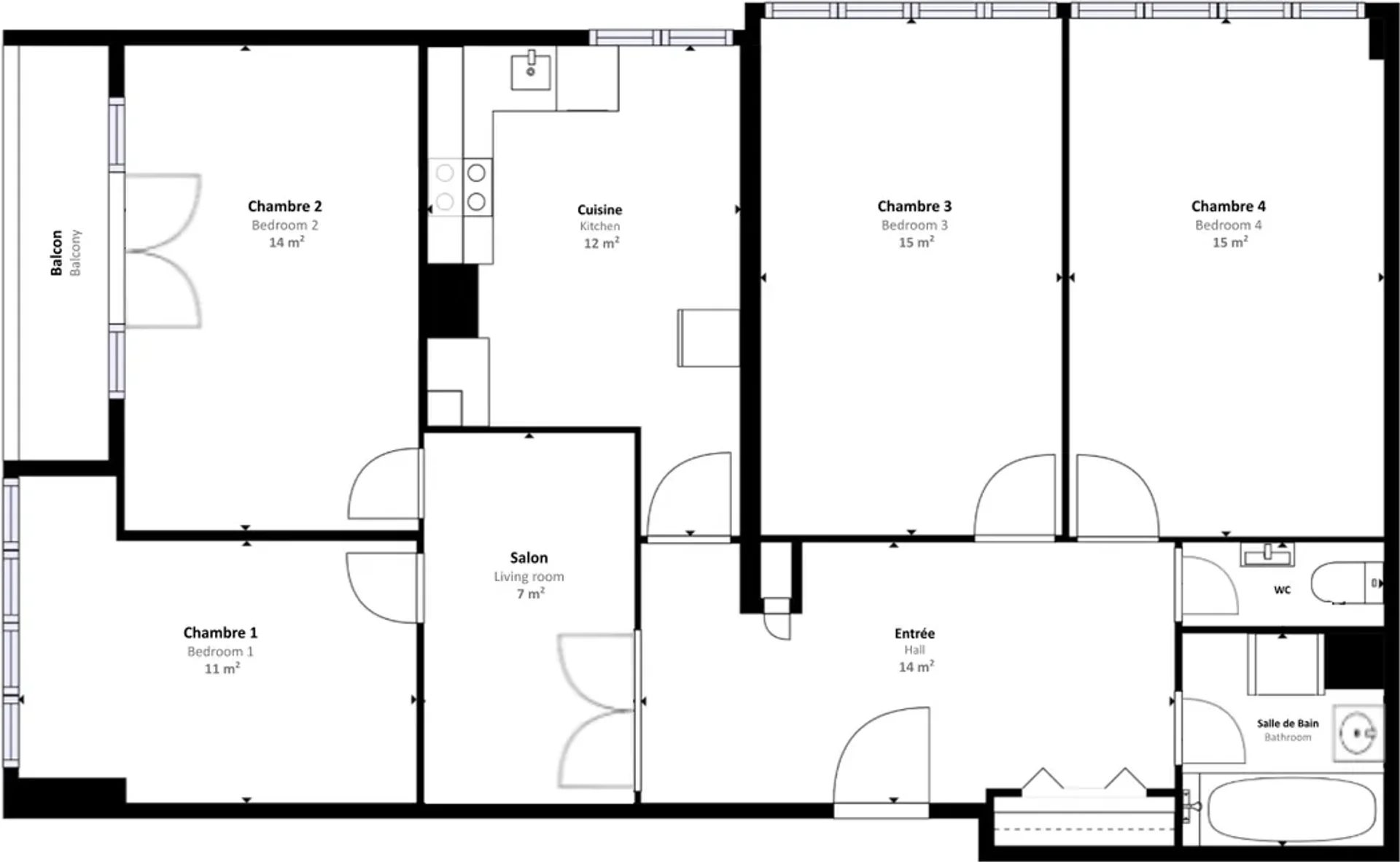 Economical student room with convenient location in 