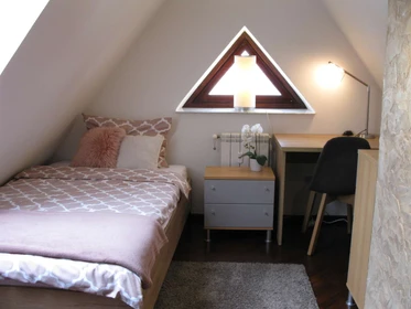 Bright private room in Wrocław