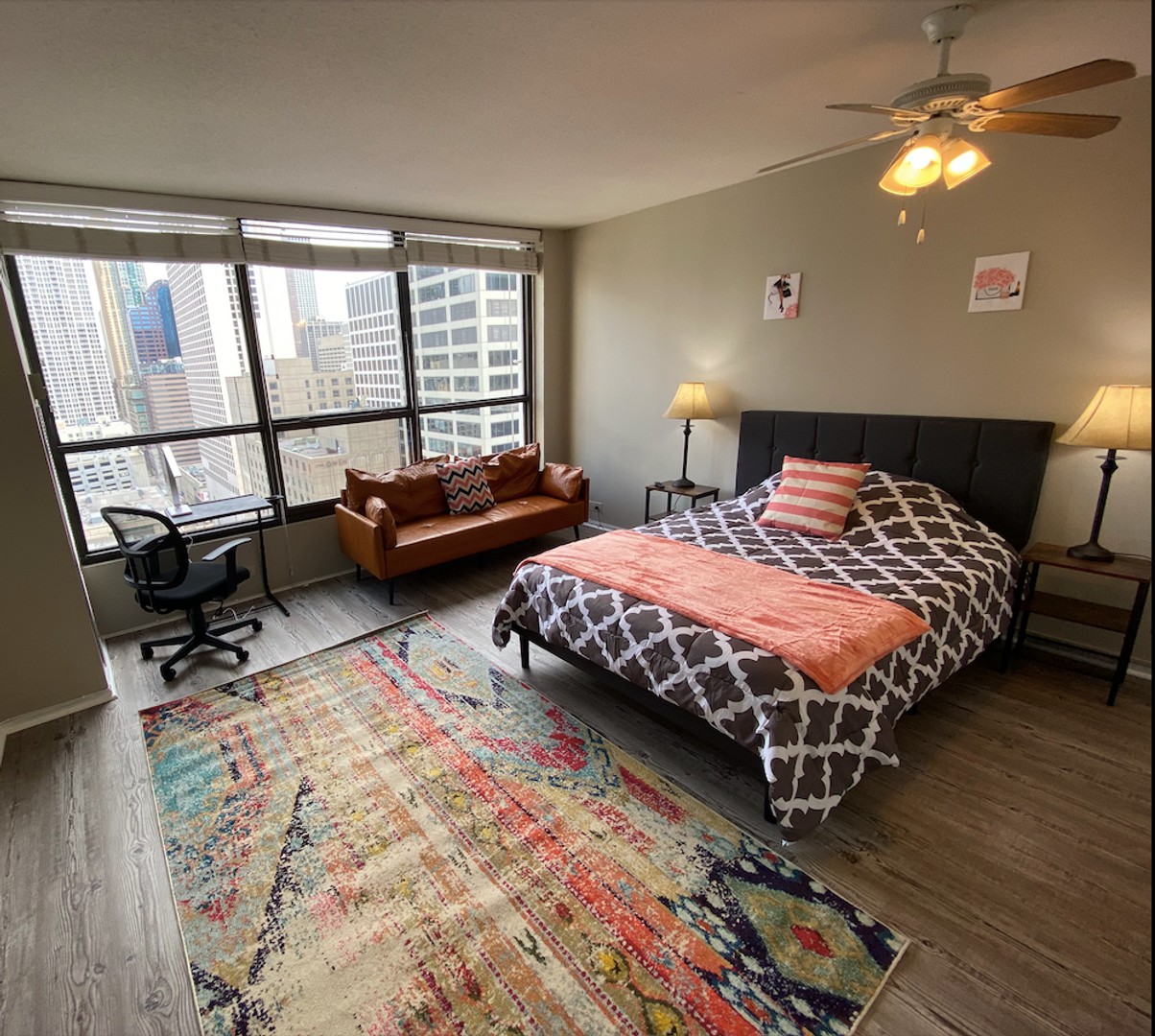 Quarto para alugar num apartamento partilhado em Chicago